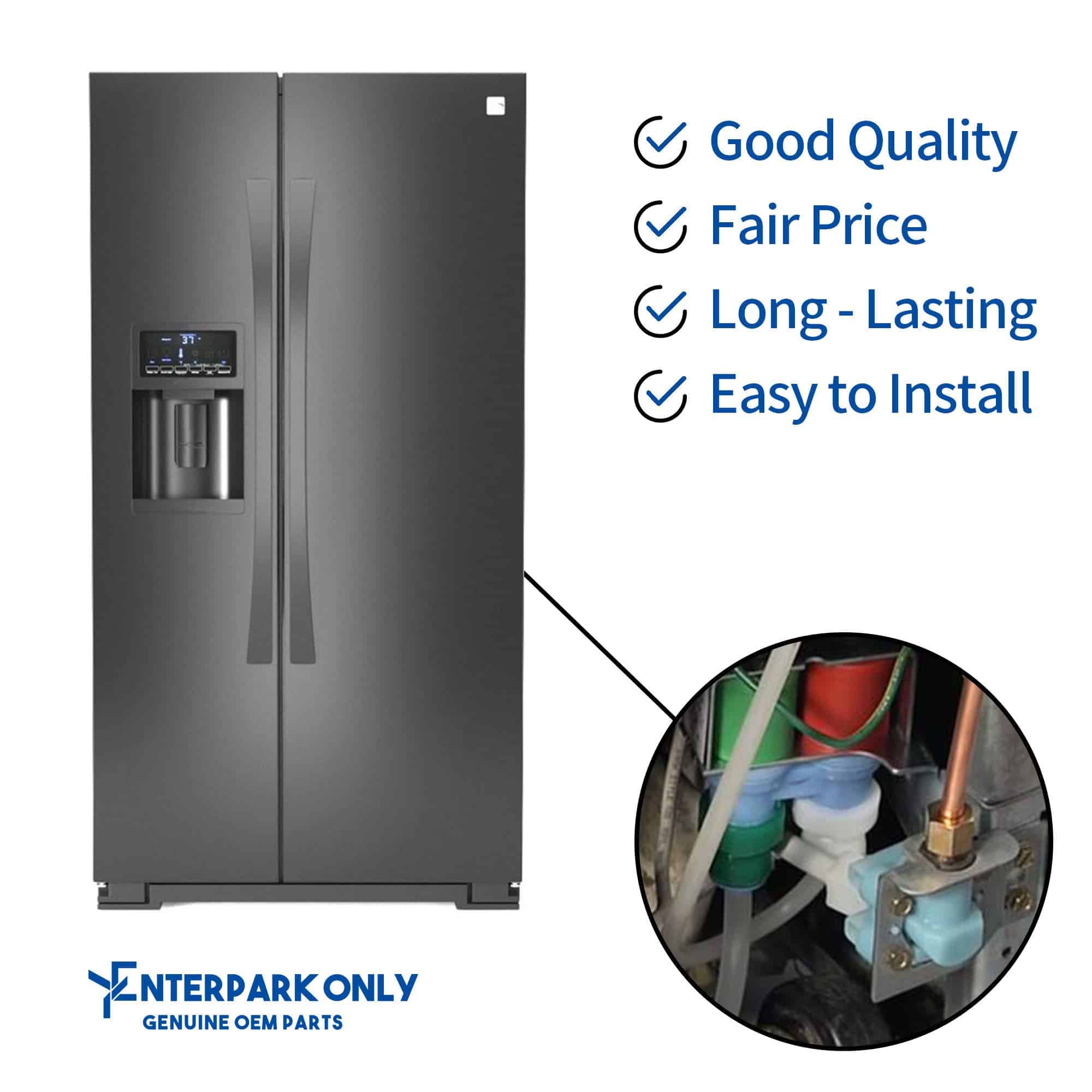 Válvula de Agua para Refrigerador Whirlpool Kitchenaid - Imagen 7