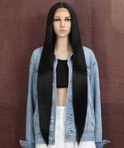 Peluca Recta Súper Larga Style Icon 38" Peluca Frontal de