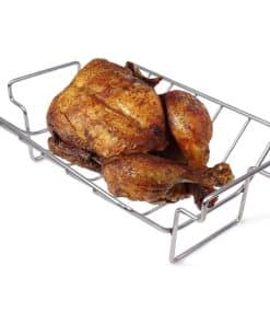 Soporte para Costillas para Ahumar y Asar Rejilla para Asar