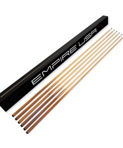 Set de 6 tacos de billar Empire USA de 57" 4-Prong Real