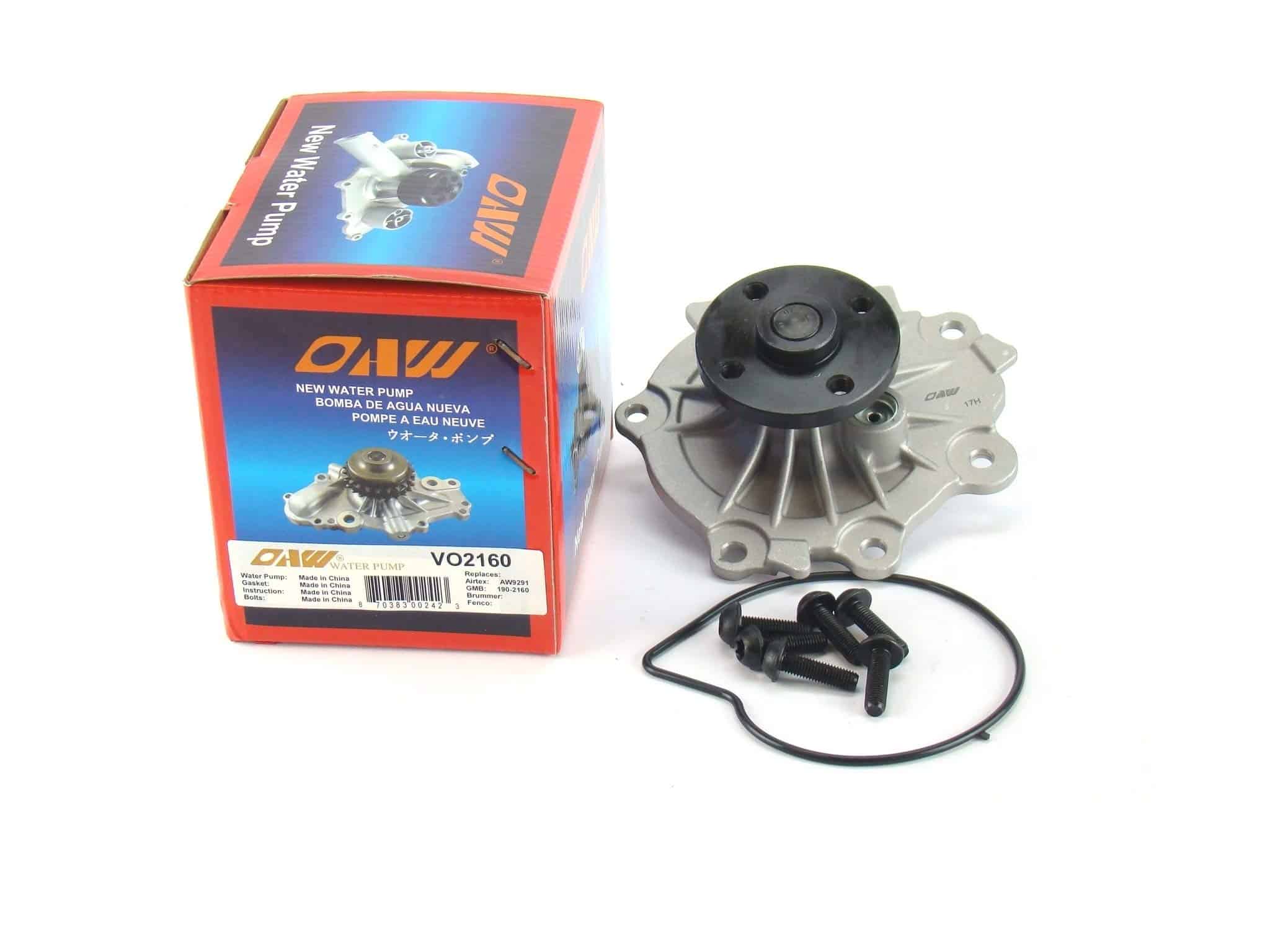 Bomba de agua del motor OAW VO2160 para Volvo S60 11-16,