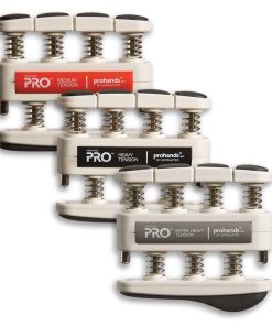 PROHANDS PRO Ejercitador de Mano, -Rojo, Negro, Gris