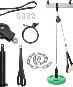 SYL Fitness Sistema de Polea con Cable, Equipo de Gimnasio,