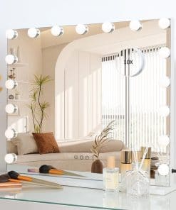 Espejo de tocador iCREAT con luces LED, Espejo de