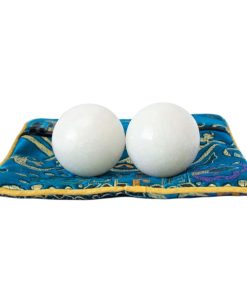 Bolas de Baoding blancas para ejercicios de salud, alivio