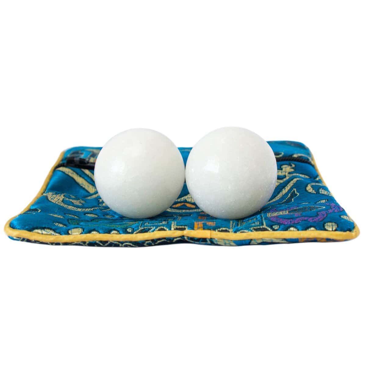 Bolas de Baoding blancas para ejercicios de salud, alivio
