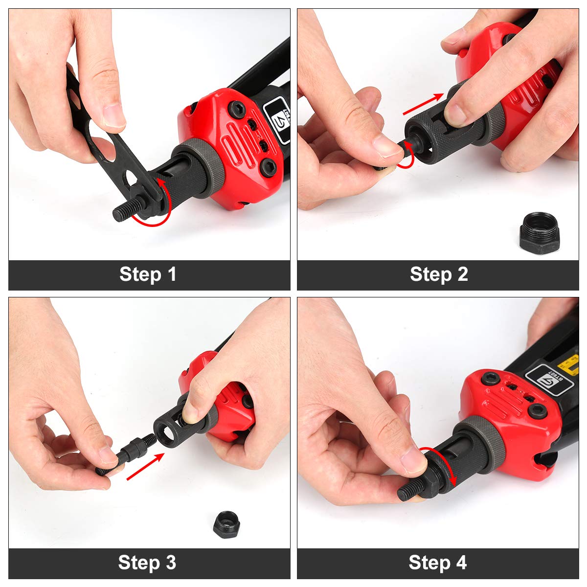 Herramienta de Remaches con Tuercas, GIANTISAN 16 pulgadas - Imagen 9