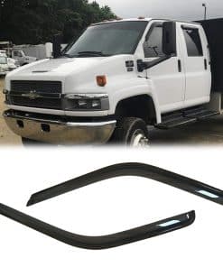 2pcs Viseras para ventanas estilo exterior para lluvia