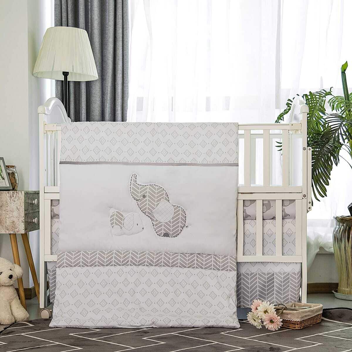 Juego de ropa de cama para cuna de bebé para niños,