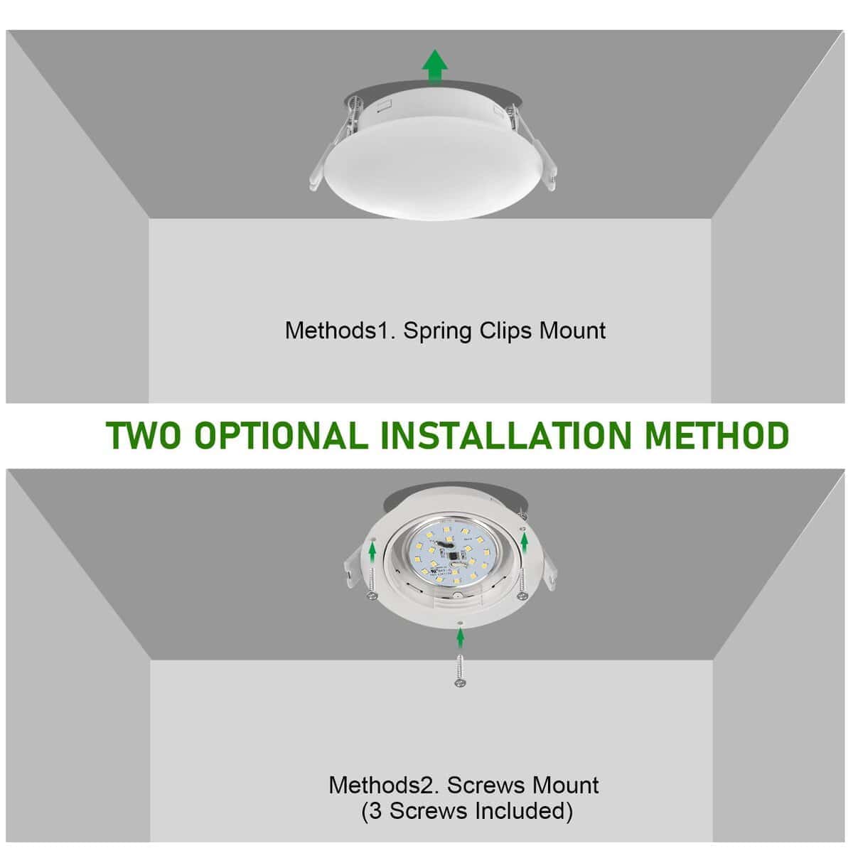 Luz de techo empotrada LED para RV KICORED 4.5 pulgadas - Imagen 6