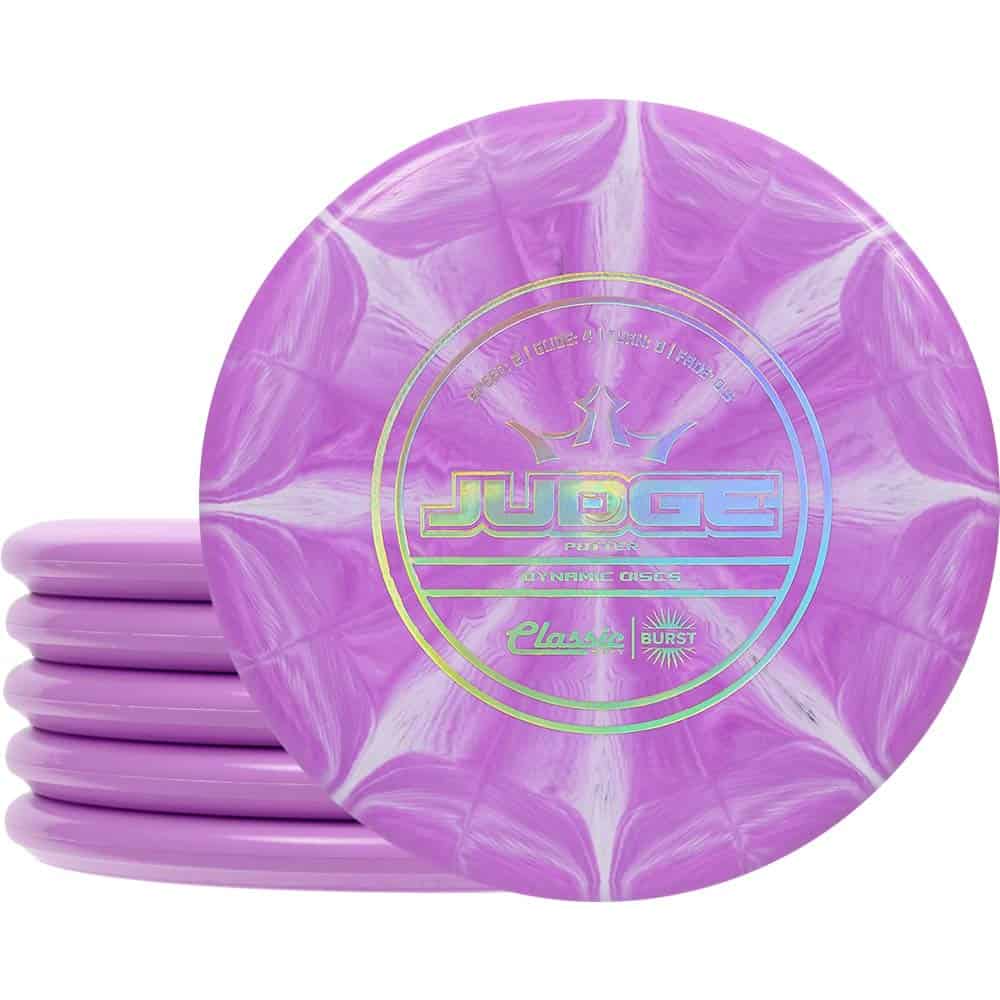 Paquete de cinco discos D.D DYNAMIC DISCS Judge Disc Golf