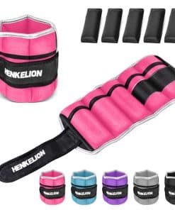 Par de pesas para tobillos ajustables de 10 lbs para