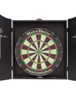 Set de gabinetes de tablero de dardos de cerdas