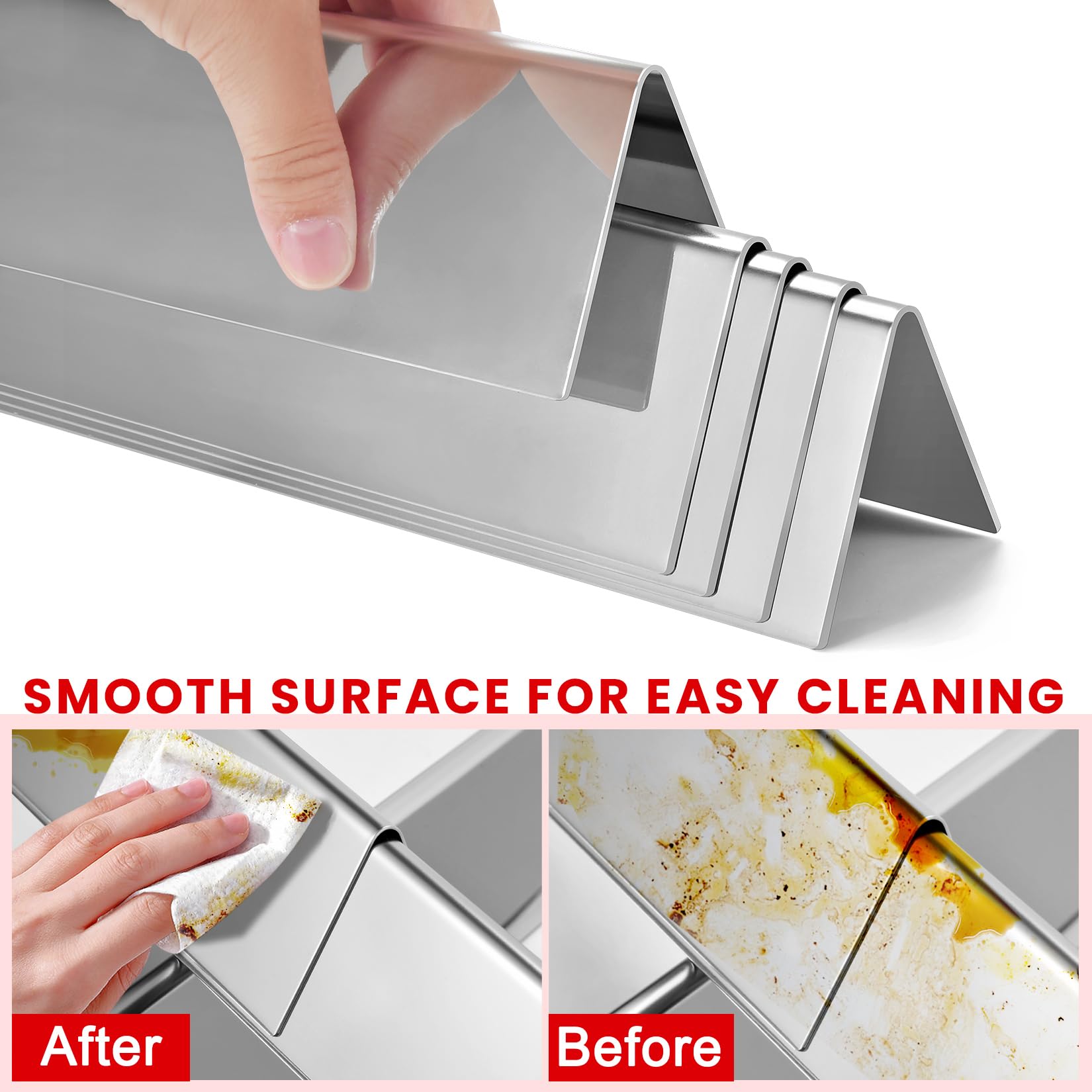 Barras Flavorizer de 21" de reemplazo para Weber 7534 - Imagen 8