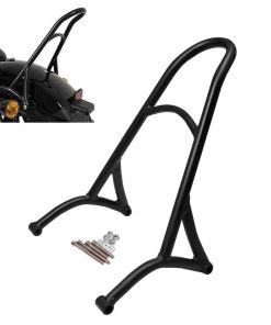 AQIMY Respaldo Corto para Pasajero Sissy Bar para Harley