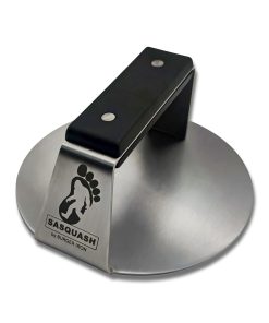 Prensa de hamburguesas Sasquash - 6" de Mango Plano Extra