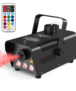 Máquina de Humo eletecpro con 3 Luces LED en 12 Colores