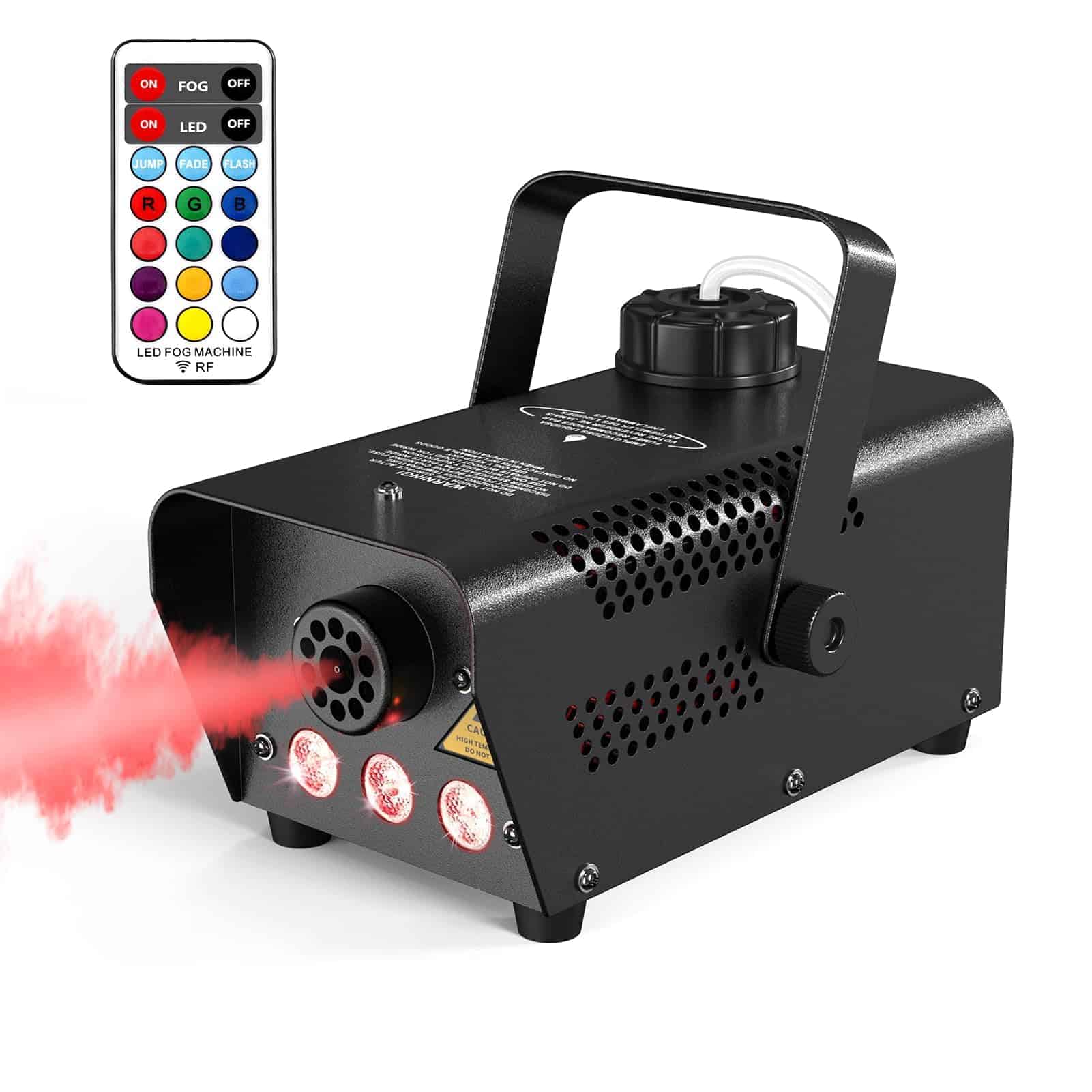 Máquina de Humo eletecpro con 3 Luces LED en 12 Colores