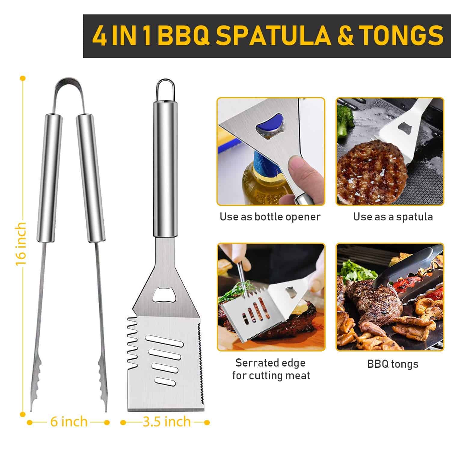 34 Piezas de Accesorios para Parrilla Regalos de Barbacoa - Imagen 4