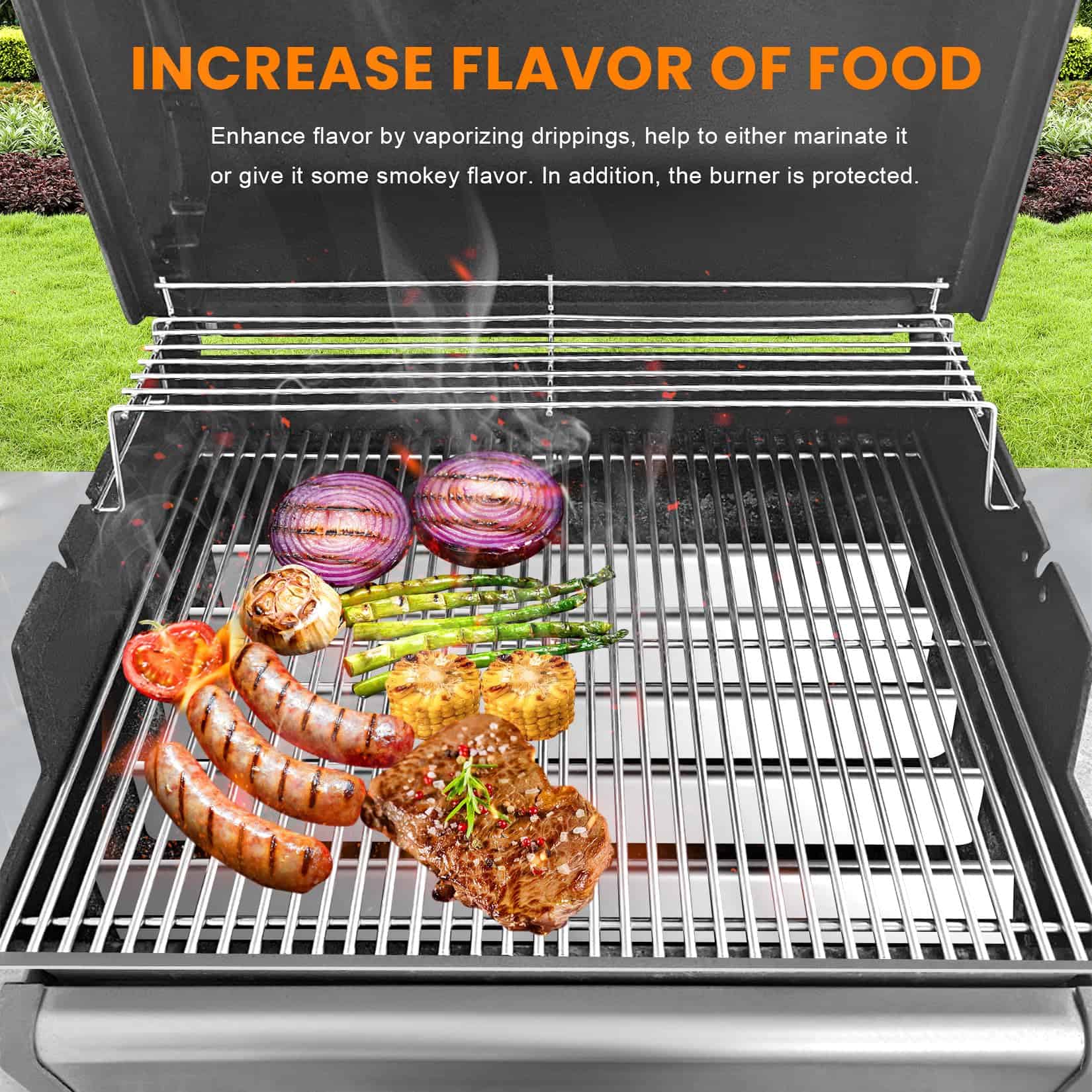 GGC 22.5" Barras Saborizantes para Weber 7536, 7537, Spirit - Imagen 7