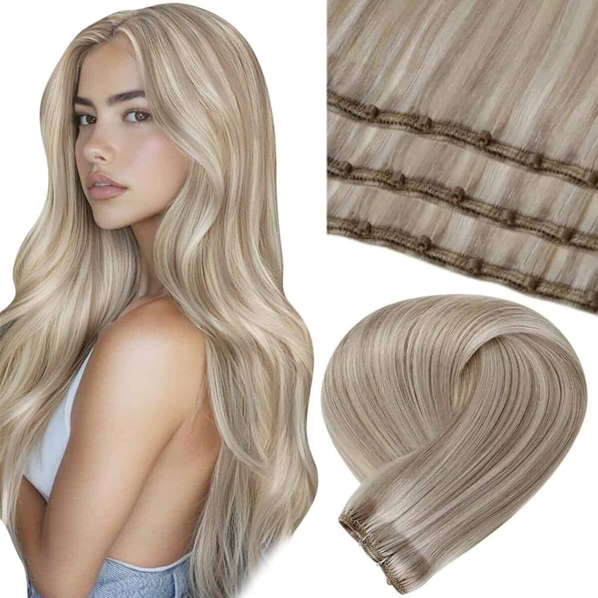 Extensiones de Cabello con Hilos Bead de LaaVoo Cabello