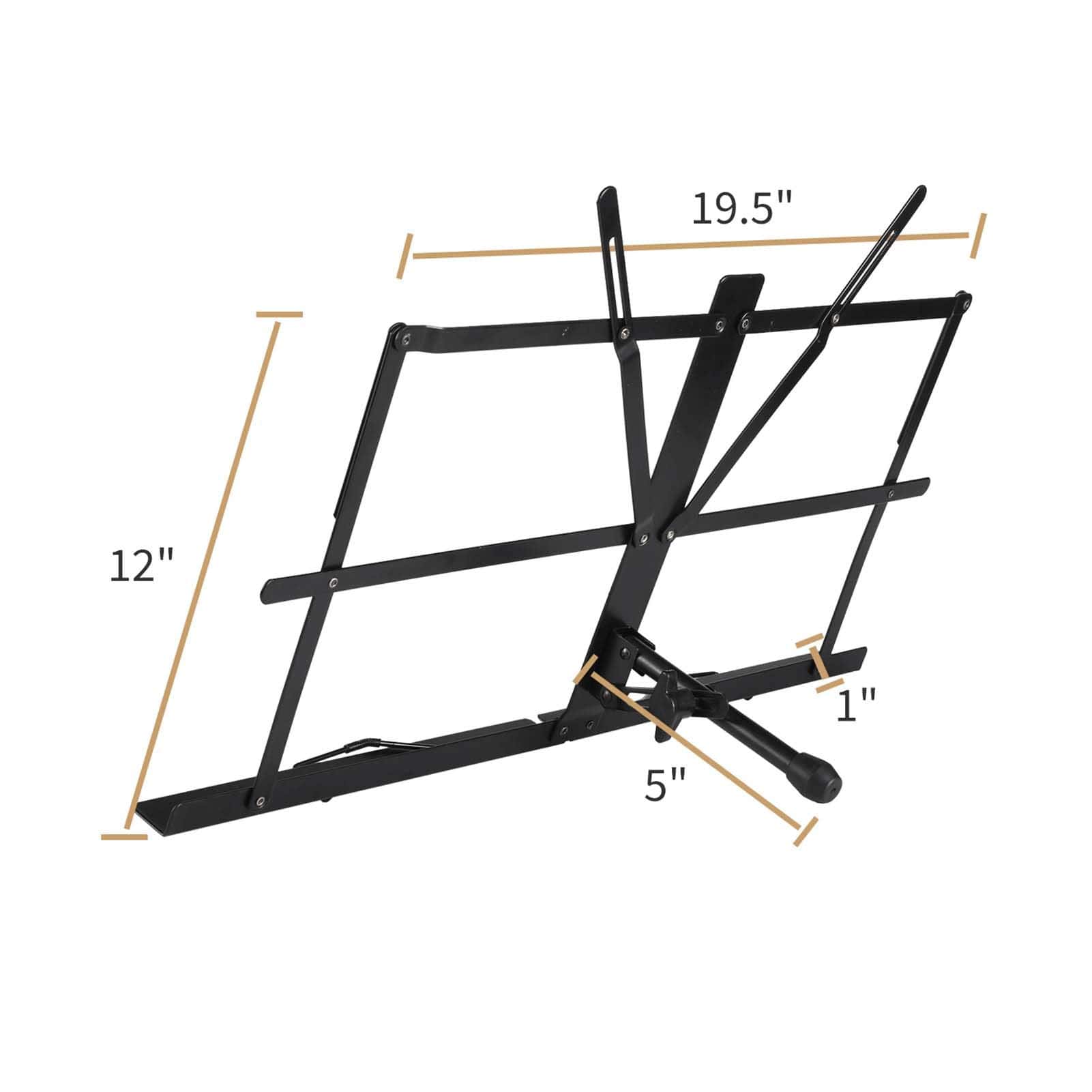 Eastar Soporte de Música de Mesa para Partituras ESMF-3, - Imagen 3