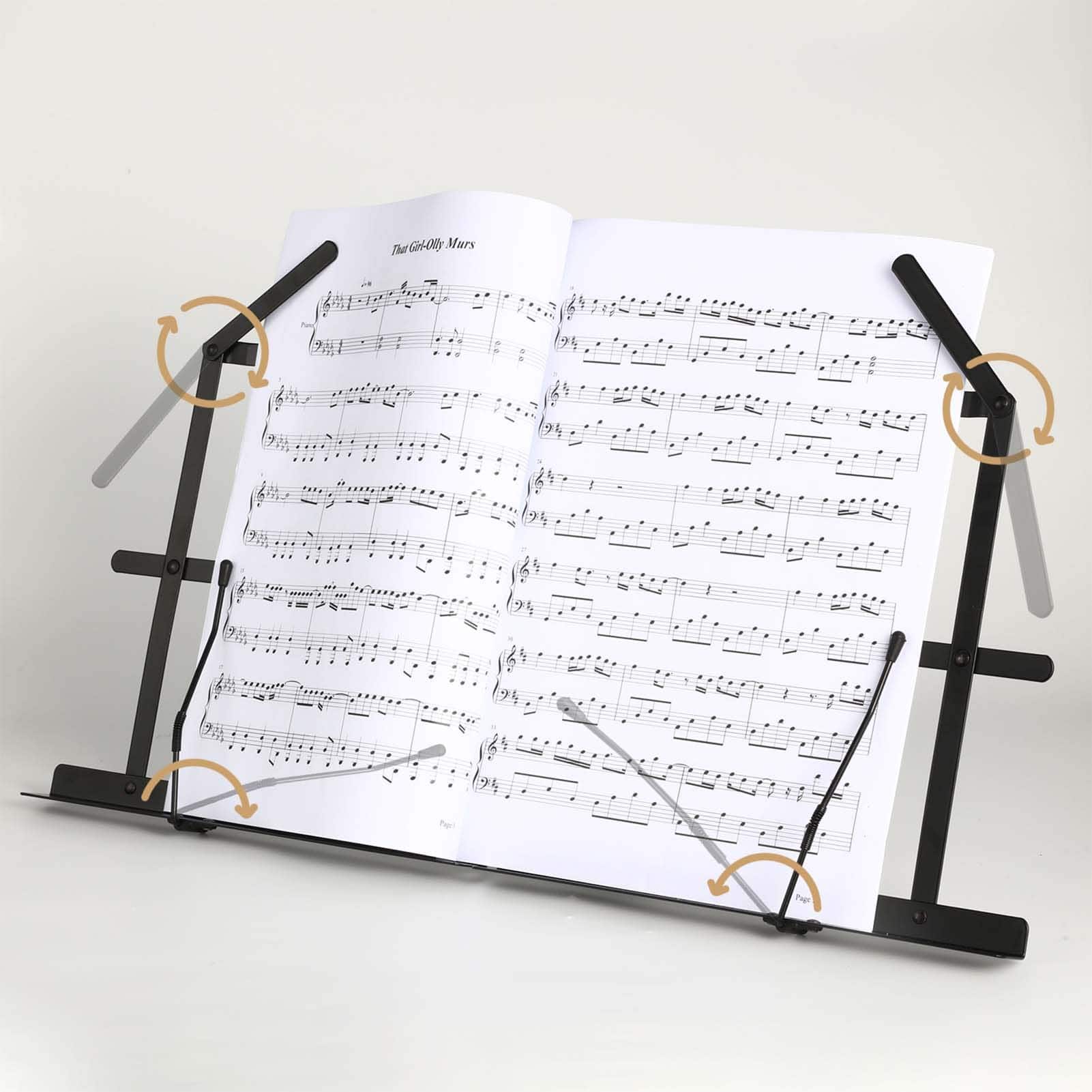 Eastar Soporte de Música de Mesa para Partituras ESMF-3, - Imagen 7