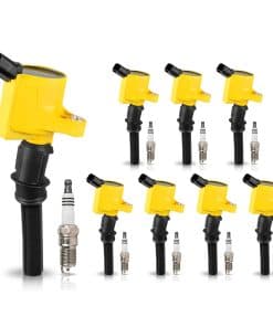 Paquete de Bobina de Encendido Amarilla ENA 8 y Bujía