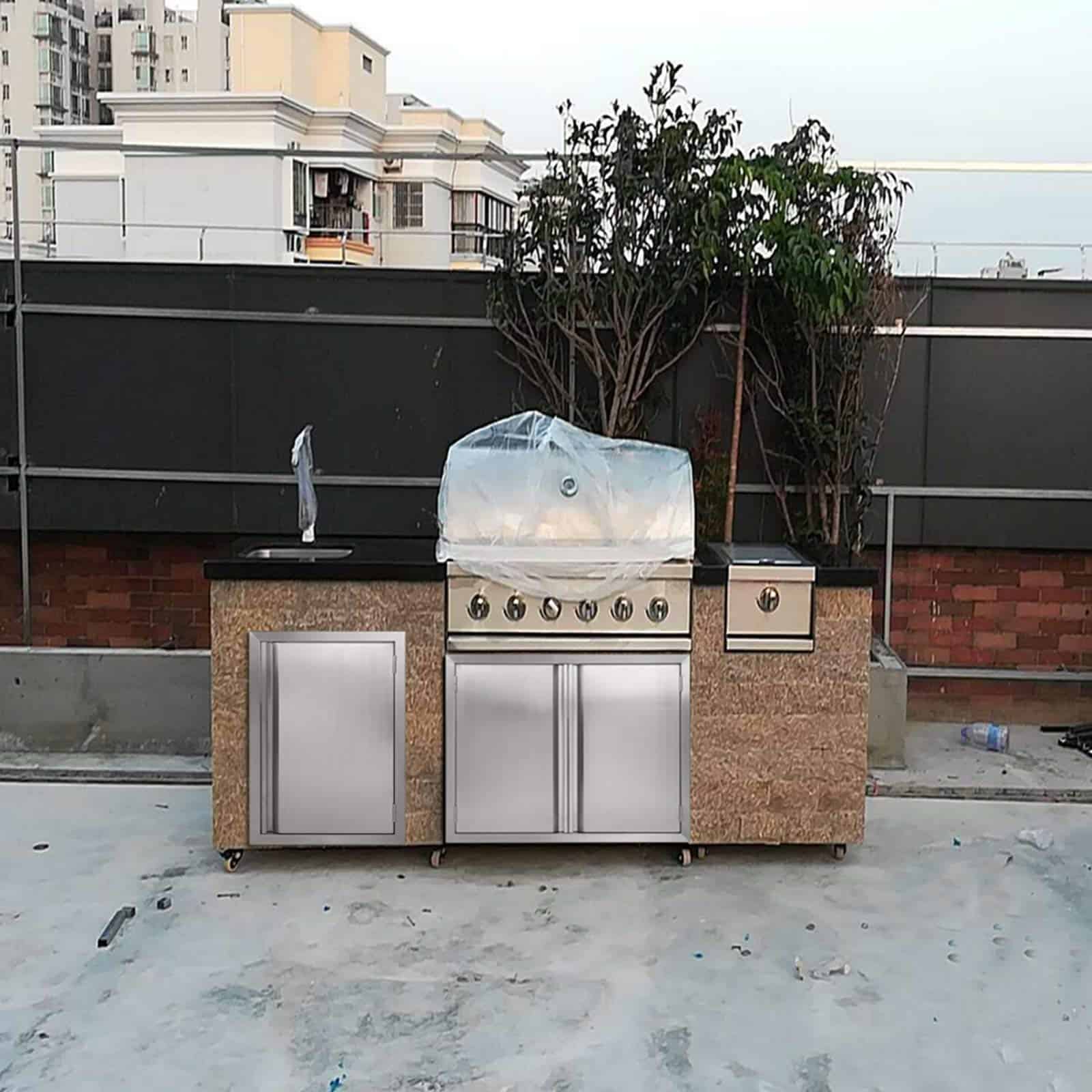 Puerta de Cocina Exterior BI-DTOOL 26" W X 24" H en Acero - Imagen 6