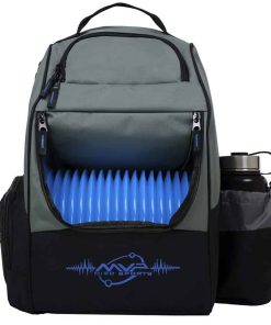 MVP Disc Sports Shuttle Mochila de disco de golf (Gris/Azul