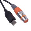 Adaptador de Interfaz USB a DMX LED DMX512 Controlador de