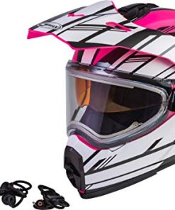 Cascos GMAX G2211407, Rosa/Blanco/Negro, Talla X-Grande