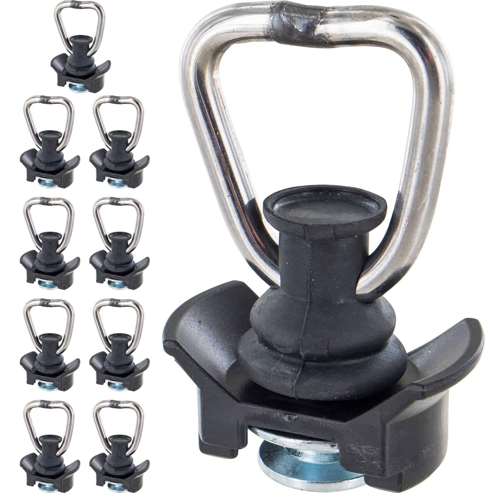 US Cargo Control Perno de Estudio de Riel L Negro con