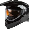 Casco integral GMAX AT-21S sólido con visera eléctrica,
