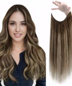 Extensiones de Cabello Humano Fshine Balayage a Café