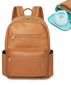 MOMINSIDE Mochila de Pañales Pequeña, 13 Bolsillos Mochila