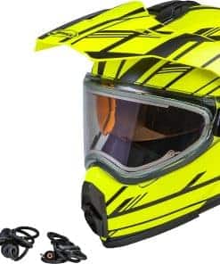 Casco GMAX G2211744, Mate Hi-Vis/Negro, Pequeño