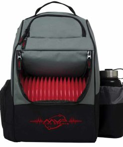 MVP Disc Sports Mochila para Disc Golf Shuttle (Gris/Rojo)