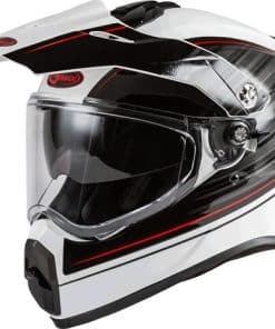 Casco de Aventura Raley AT-21 Blanco/Gris/Rojo SM