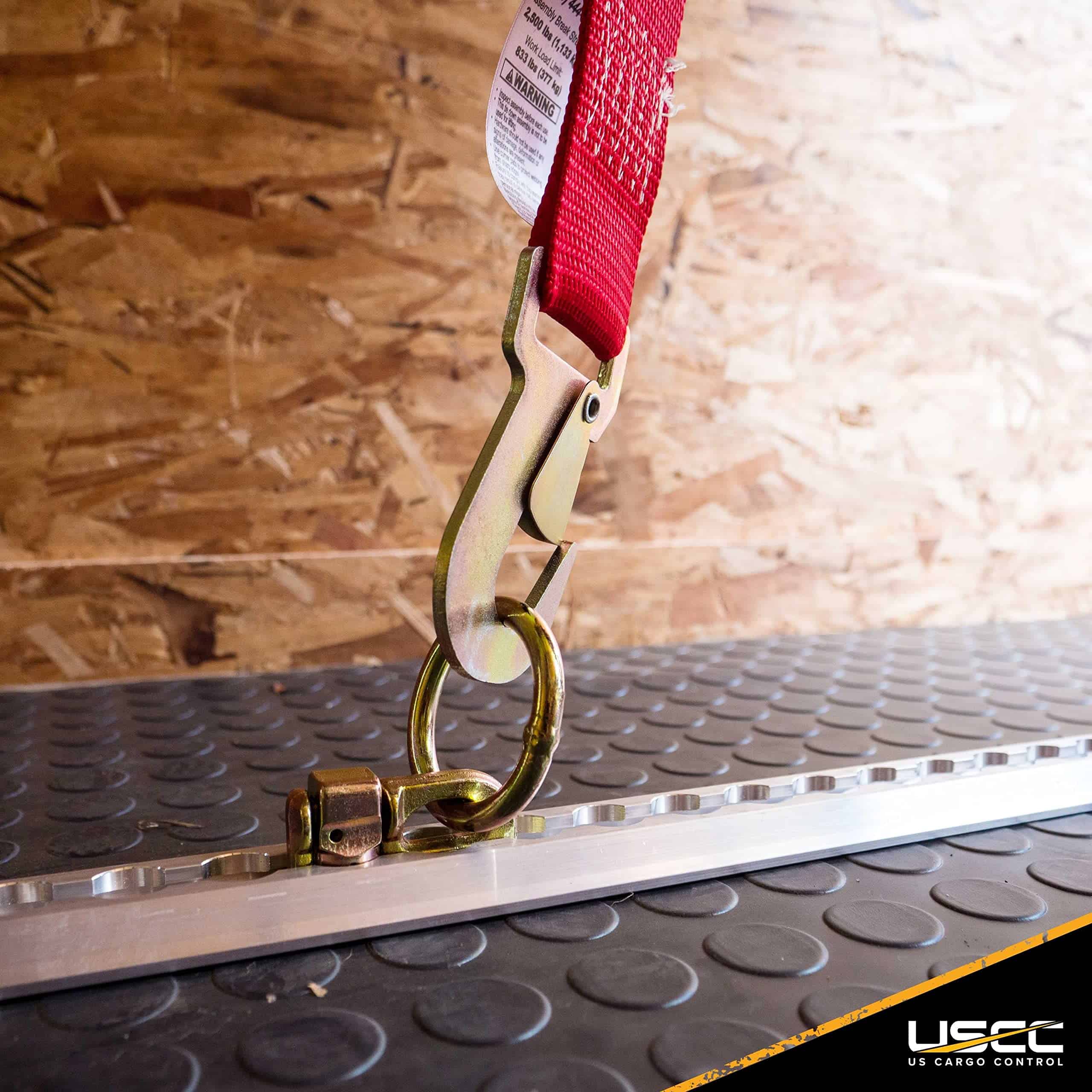 US Cargo Control 96 Inch Angled L Track, Diseño de Borde - Imagen 6