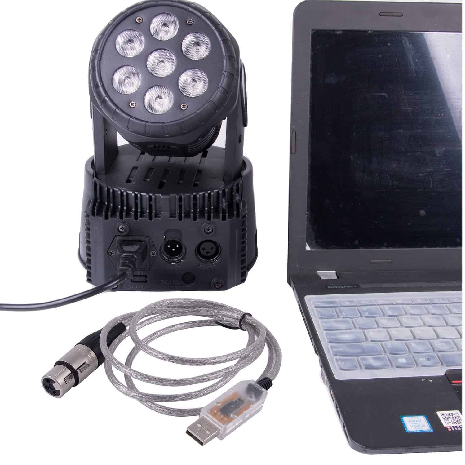 Adaptador Controlador de Interfaz USB a DMX -Transparente - Imagen 7
