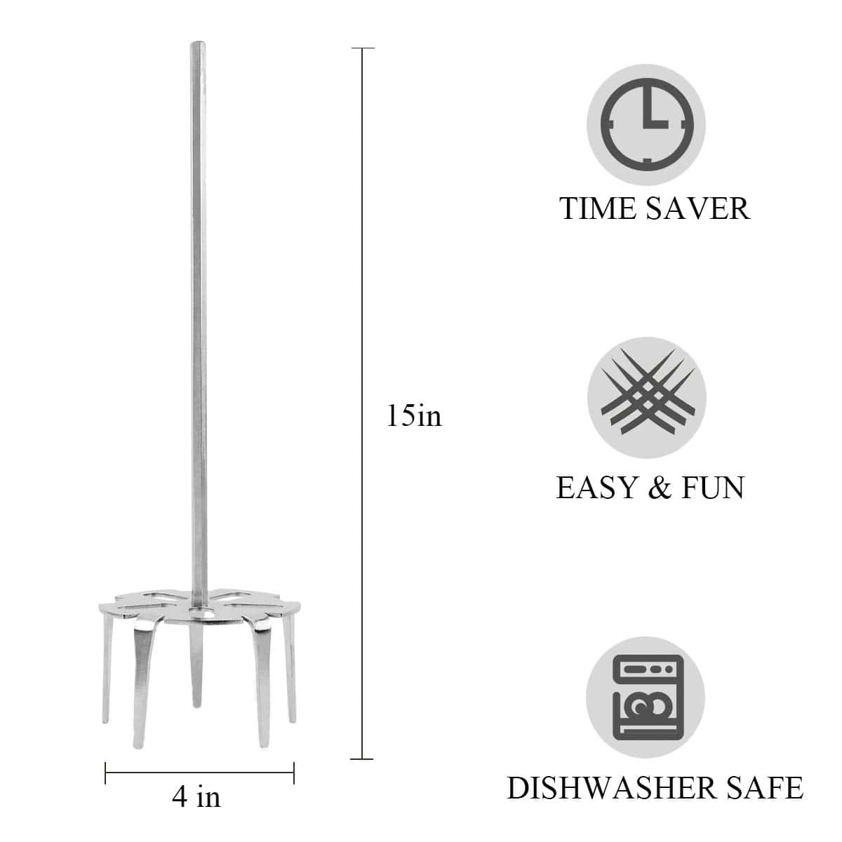 Aditamento para Taladro KAMaster Pork Puller en Acero - Imagen 3