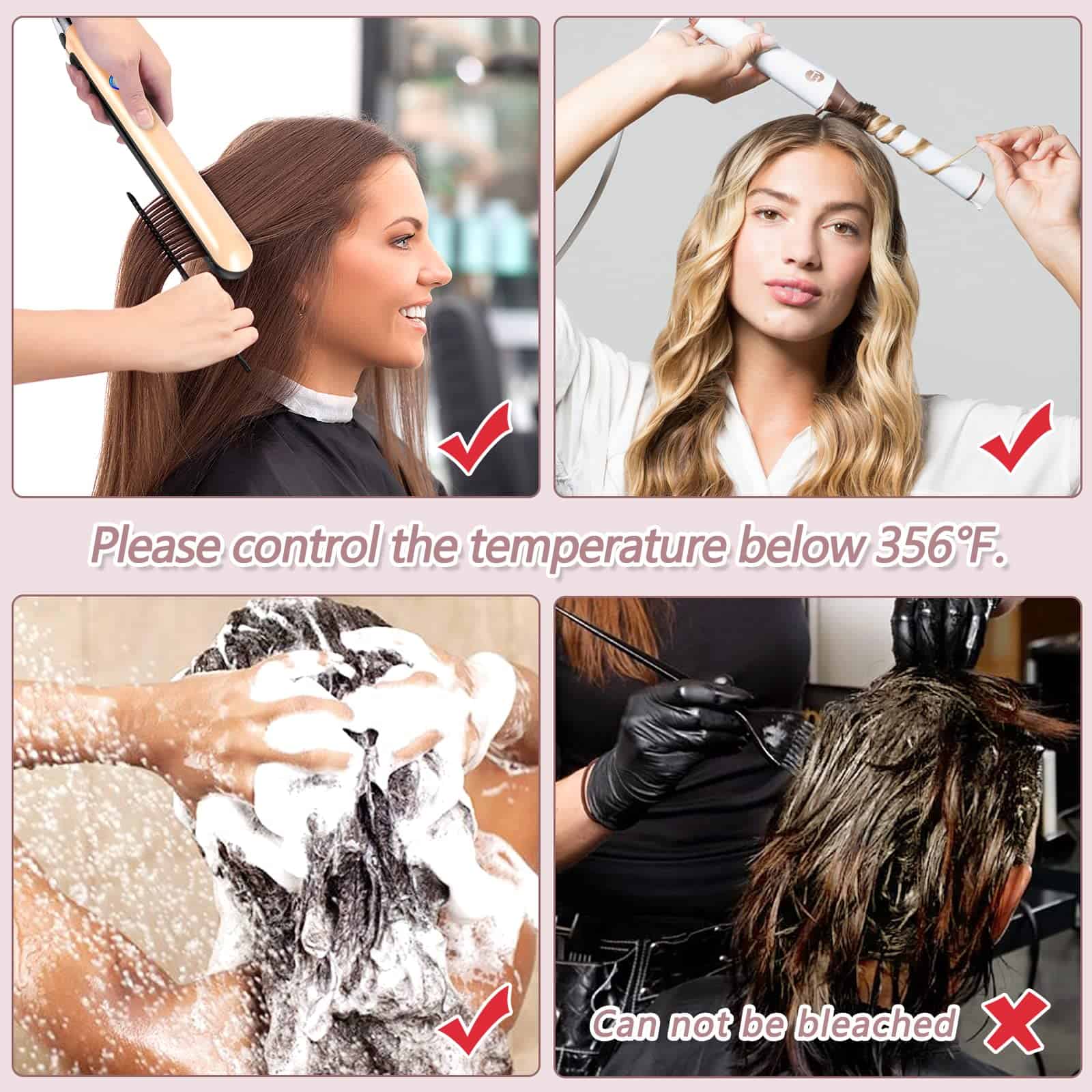 Extensiones de Cabello Clip In Yaki Straight de 12 pulgadas - Imagen 9