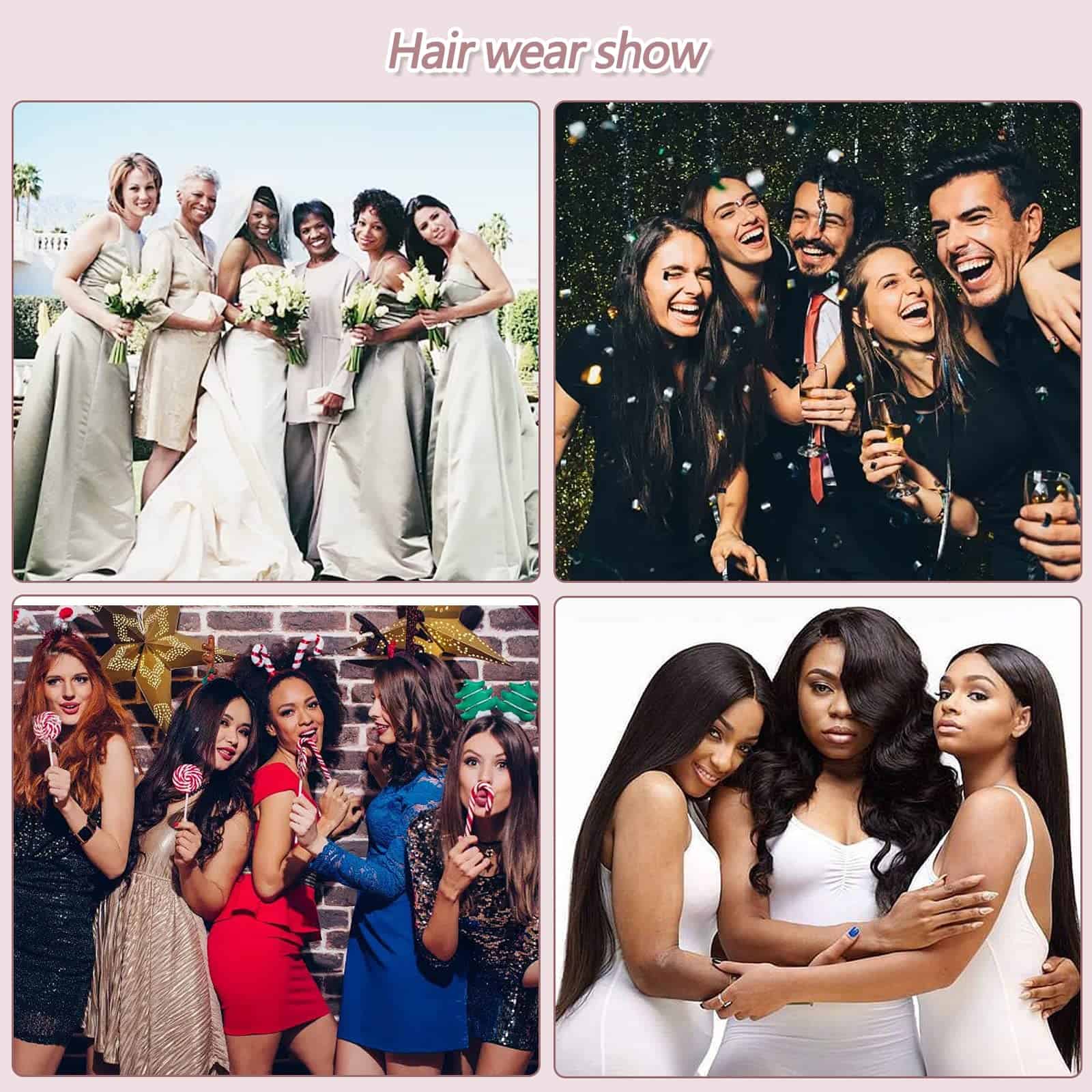 Extensiones de Cabello Clip In Yaki Straight de 12 pulgadas - Imagen 10