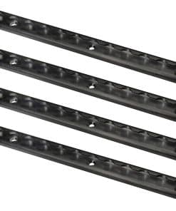 US Cargo Control Negro L Track (Paquete de 4), Riel de