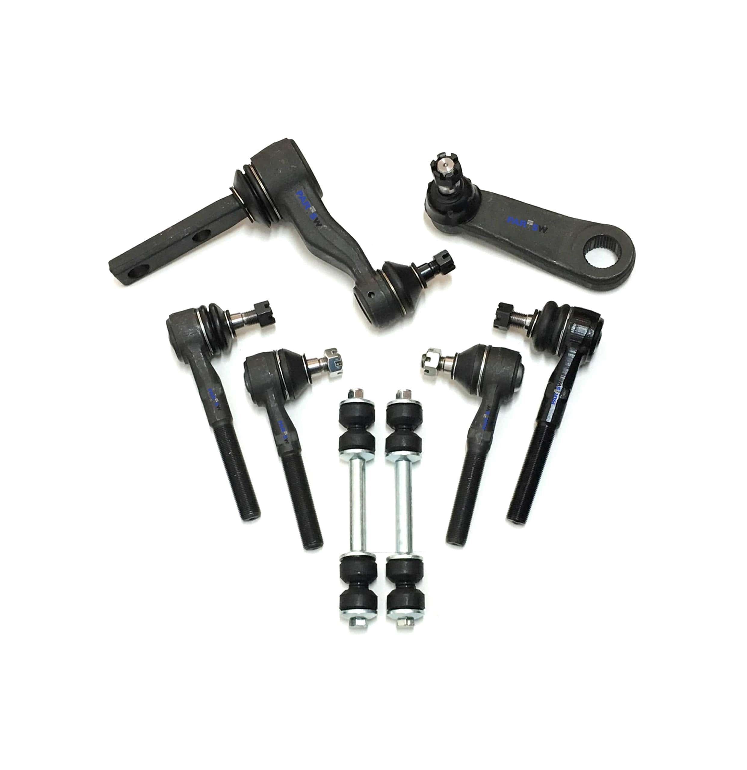 Kit de Suspensión de 8 Piezas PartsW - Extremos de Barra de