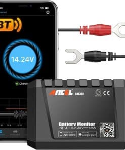 Monitor de batería ANCEL BM300 12V, Voltímetro Bluetooth