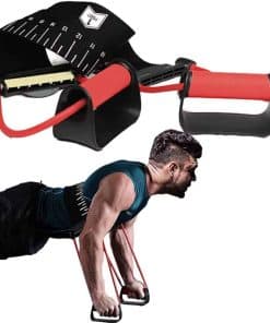 Barra de soporte para flexiones con banda de resistencia