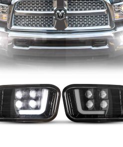 Par de luces LED para niebla con luz diurna para Dodge Ram,