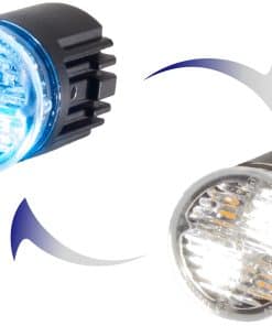 Luz estroboscópica de emergencia Unicorn -Azul/Blanco